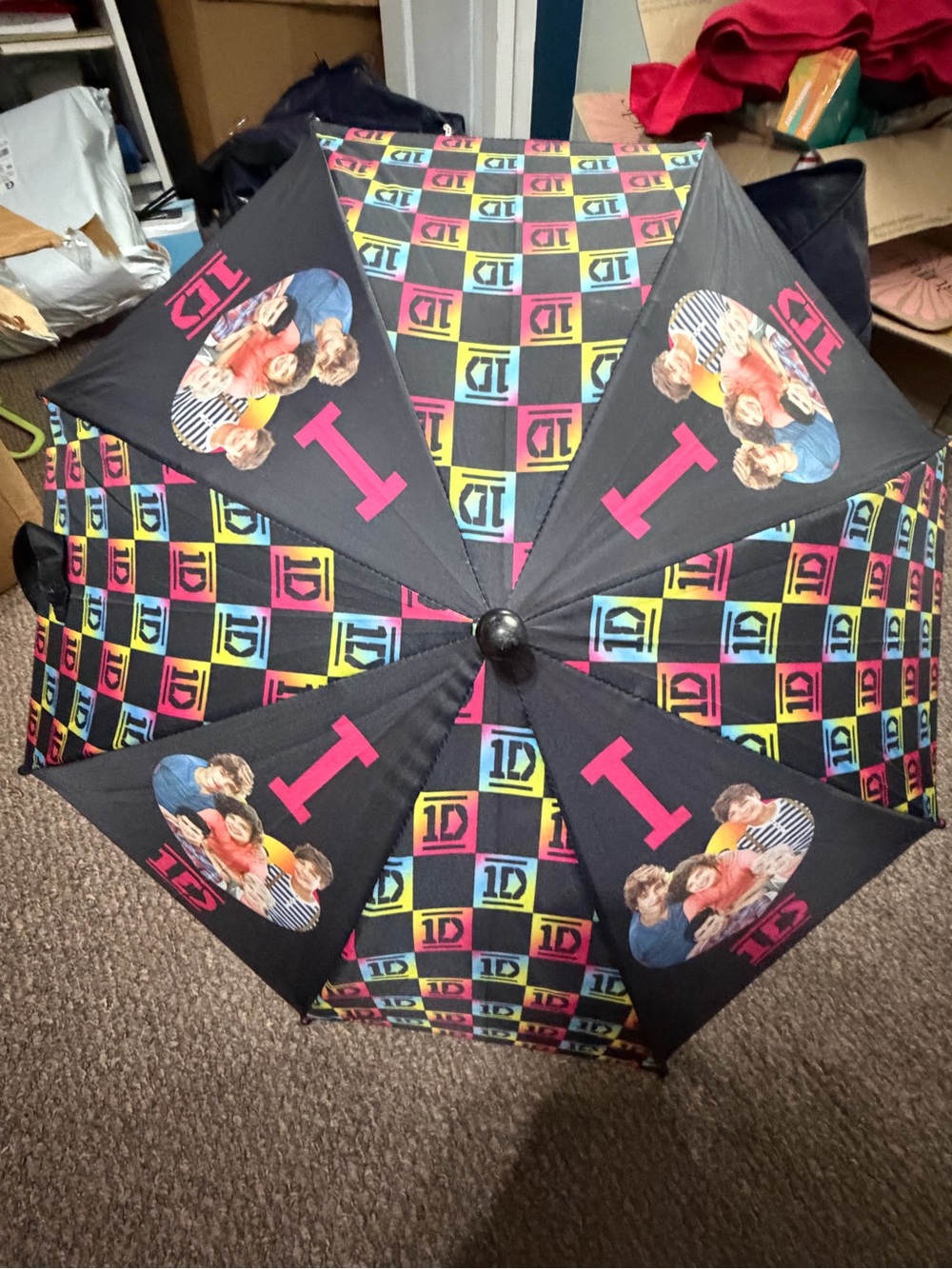 Rare One Direction 1D Folding Umbrella Collectible Fan Merchandise